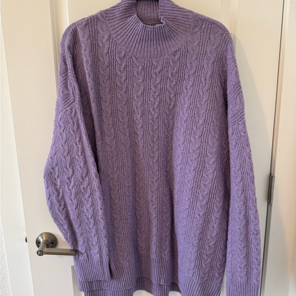 NWOT Time and Tru Lavender Sweater